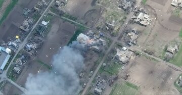 Удар по російських позиціях, фото: скріншот з відео