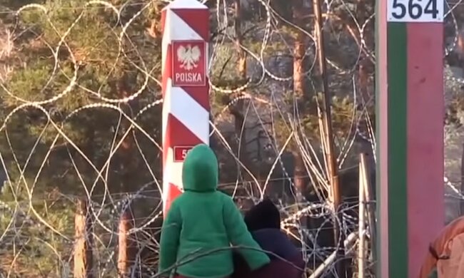 Граница с Польшей, скриншот: Youtube