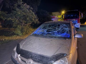 Рятувальники ліквідовують наслідки удару дрона в Одесі
