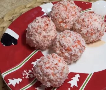 Крабовые рафаэлки: фото скрин рецепта