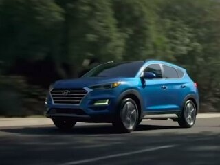 Hyundai Tucson, скриншот из видео