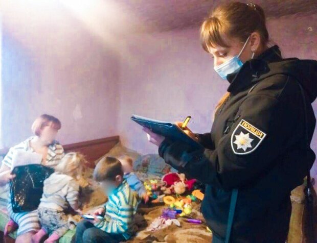 На Прикарпатье дети жили в ужасных условиях, фото: Facebook Ювенальная превенция Прикарпатья