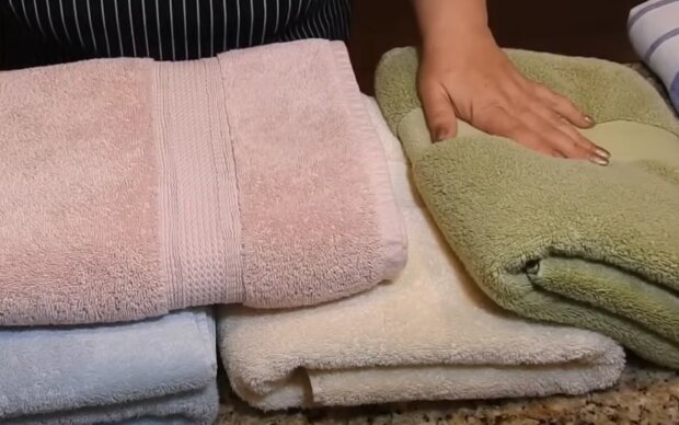 Махровые полотенца. Фото: скрин youtube
