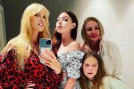 Оля Полякова з сім'єю, фото з Instagram
