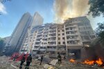 Зруйнований будинок у Києві, фото з Telegram