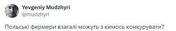 Комментарии на новость о протесте поляков / фото: скриншот Х