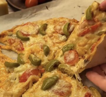 Піца з лавашу: фото скрін рецепту