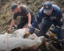 Після повені на Закарпатті, скріншот з відео