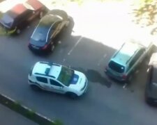 авто полиции, скриншот из видео