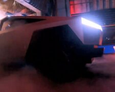 Пикап Tesla Cybertruck скриншот с видео