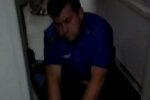 Нападение на проводника поезда, скриншот с видео