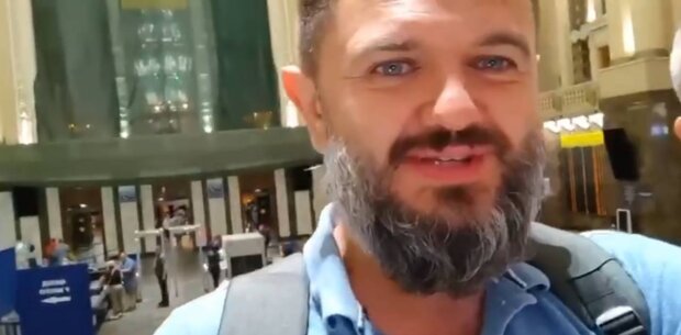 Недовольный украинец, фото: скриншот из видео