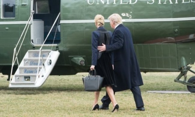Трамп нанес тайный визит на базу ВВС США