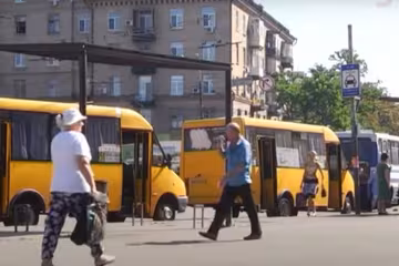 маршрутки, скріншот з відео