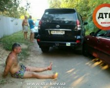 Пьяный водитель разбил две машины и пытался сбежать