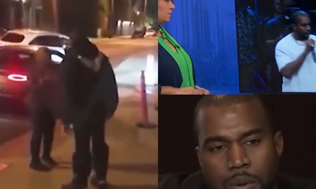 Канье Уэст побил фаната на улице