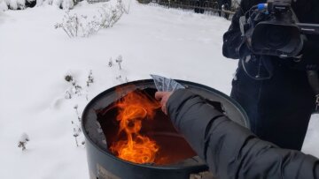 Нацкорпус організував перфоманс під «Львівгазом»