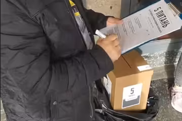 Андрій Попик проходить опитування Володимира Зеленського, кадр з відео: Facebook
