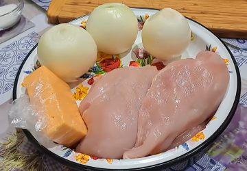 Луковый салат, кадр из видео