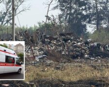 Последствия взрыва в Песчанке на Днепропетровщине