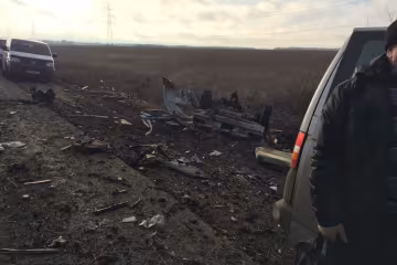 Взрыв автобуса с мирными жителями на Донбассе показали на видео: жуткие кадры