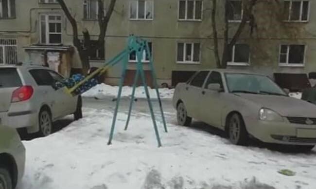 Герой парковки у Києві, фото з фейсбук