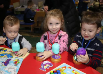 Діти в укритті. Фото: Нова українська школа