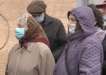Пенсионеры, скриншот с видео