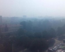 Сегодня Ровно окутало едким дымом (фото)