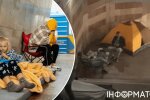 Воздушная тревога в Киеве: люди в метро