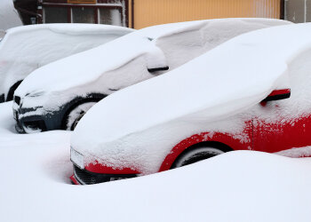 Авто под снегом