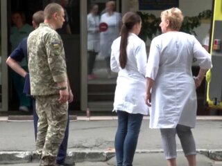 Військовий госпіталь, фото: скріншот з відео