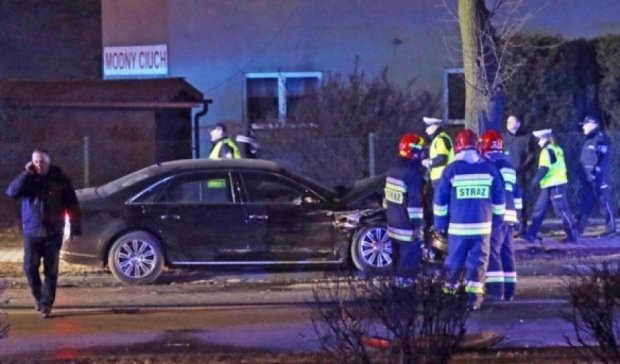 З'явилися фото з місця аварії за участю польського прем'єра