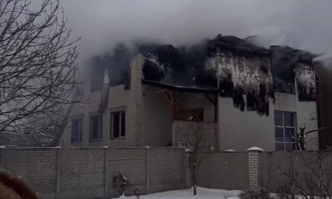 Пожежа у Харкові, кадр з відео