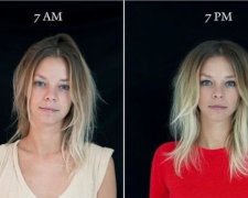 Фотограф показала метаморфози людини протягом доби