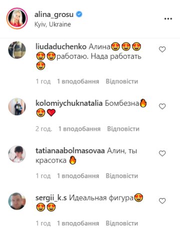 Коментарі, instagram.com/alina_grosu