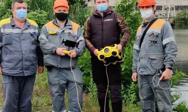 Вперше в історії української енергетики ДТЕК запустив пілотний проєкт з використання підводного дрона