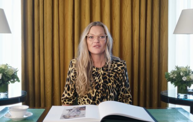 Кейт Мосс, кадр из интервью Vogue