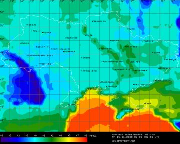 Погода в Україні, фото: Meteopost.com