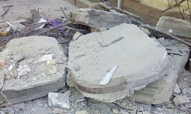 В центре Одессы обвалился балкон (фото) 