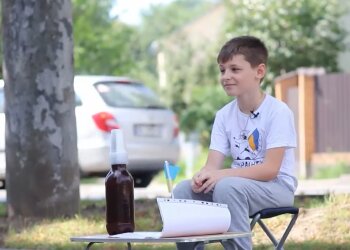 9-летний львовянин Назар Бижик, фото: Знай.ua