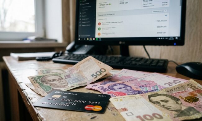 банківський рахунок арешт гривня картка