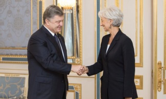 Президент Порошенко проводить зустріч з розпорядником МВФ