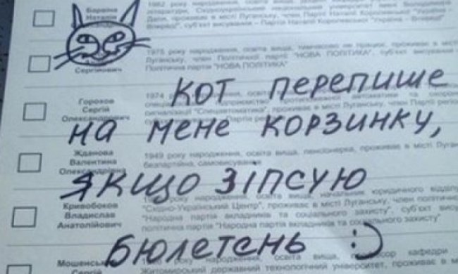 Виборці масово і показово псували свої бюлетені – ENEMO