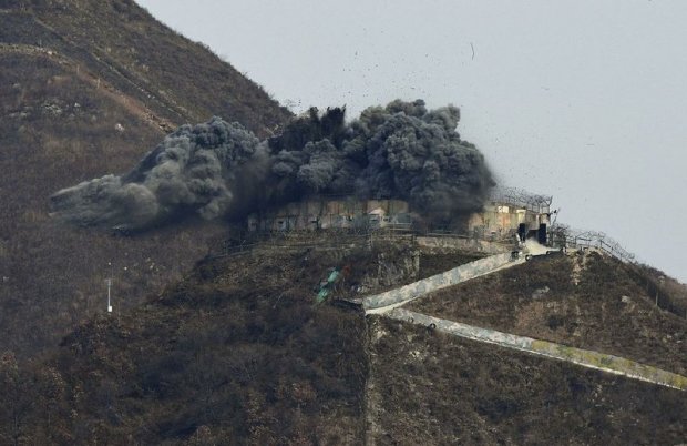 взрывы на границе Корей