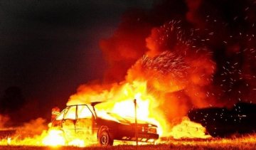 На трасі "Харків-Сімферополь" живцем згорів чоловік