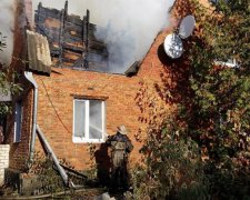 Відділення міліції згоріло на Київщині (фото)