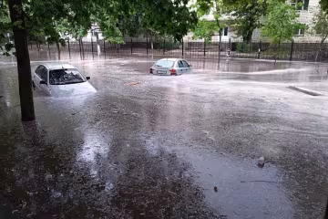 Ливень в Киеве - фото с Фейсбук