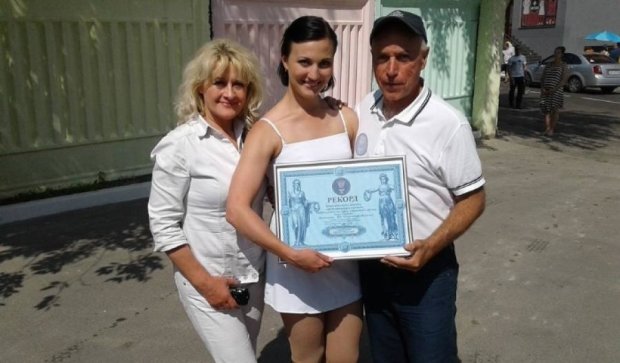 Украинская акробатка показала смертельный номер и установила рекорд