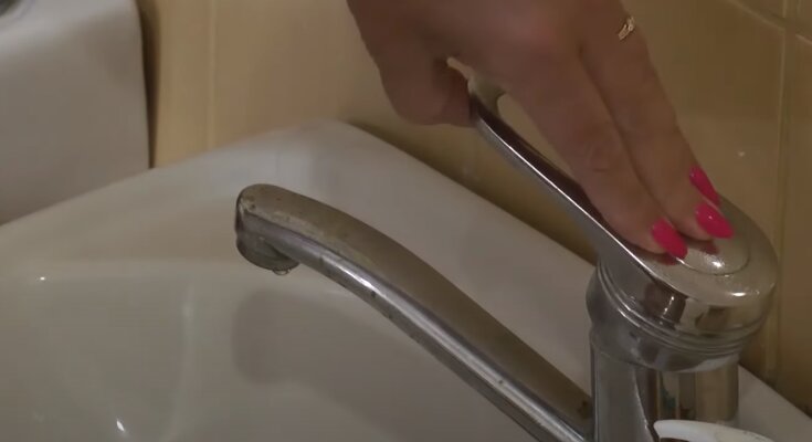 Отключение воды. Фото: скрин youtube